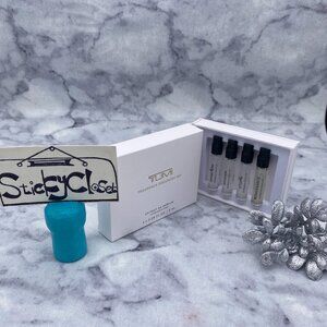 TUMI Vial Discovery Gift Set-Signature,Utopia,Renaissance-2ml,0.06oz-4pc-BOX-NEW